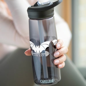 Gym Bat Goth Water Bottle, 20oz 25oz