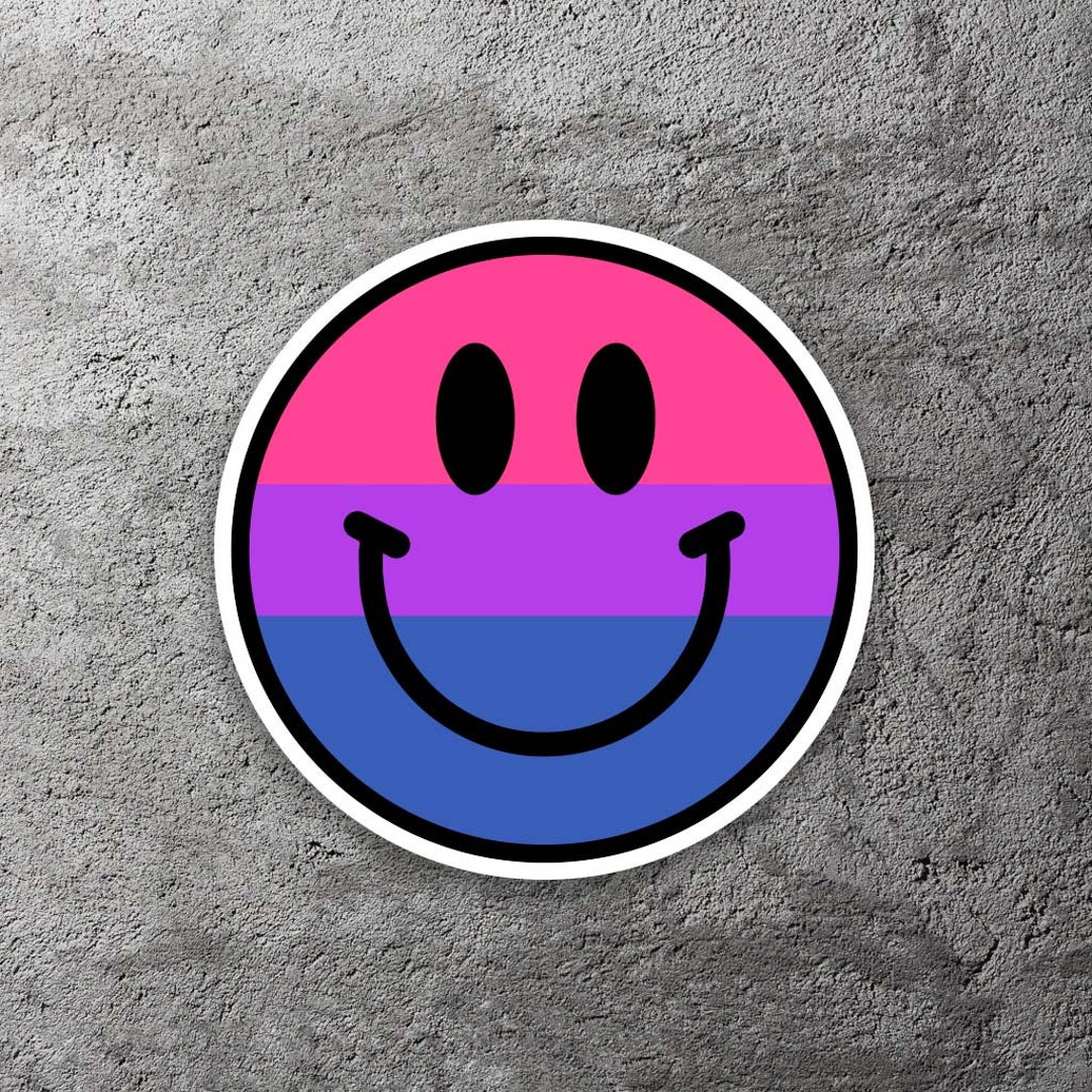 Bisexual Flag Pride LGBTQ Vinyl Sticker 3.5