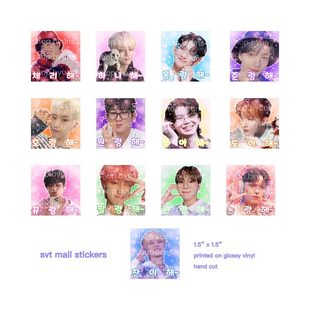Seventeen Mailing/thank You/deco Stickers — 20+ Pack - Etsy