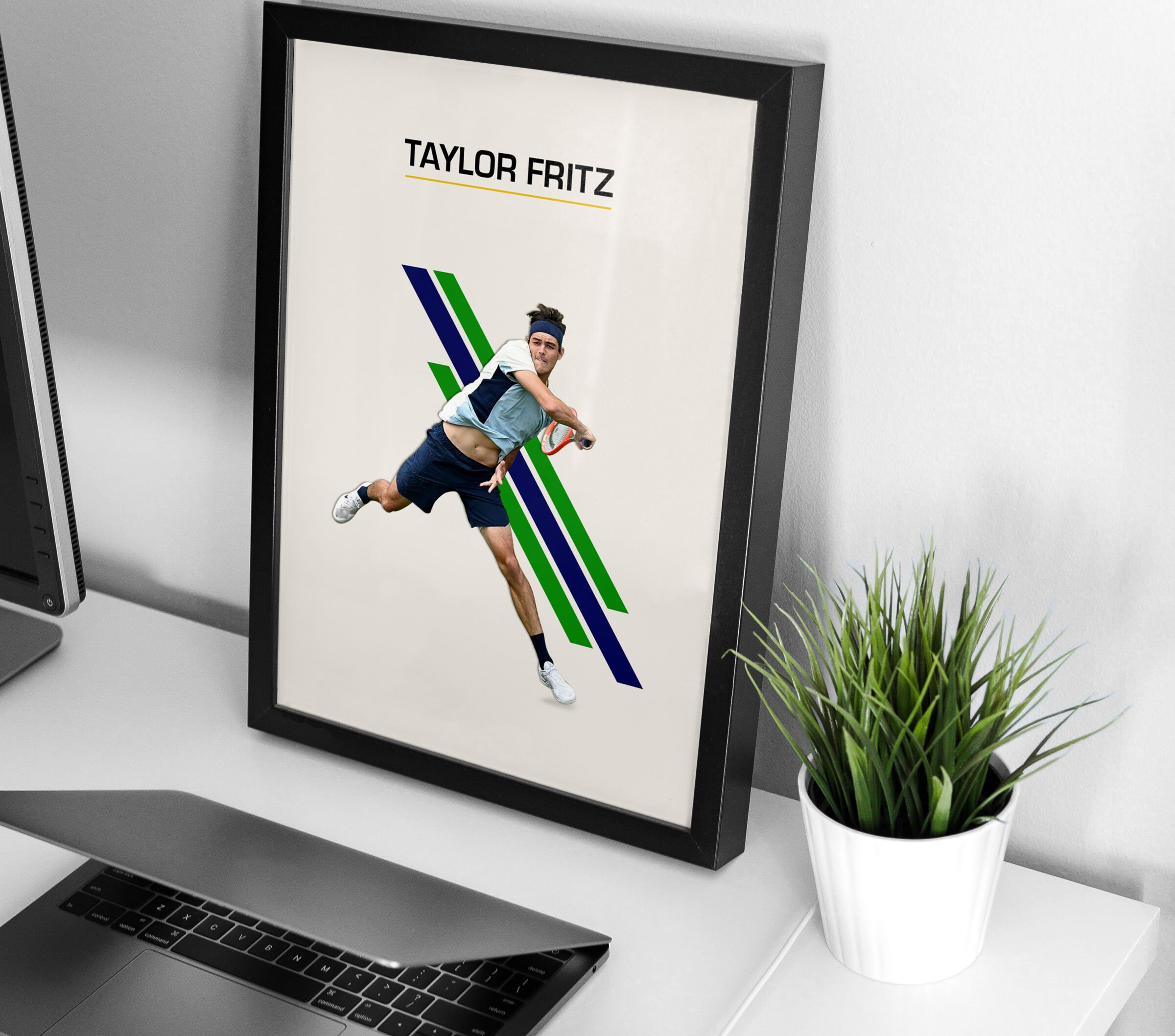 Taylor Fritz Taylor Fritz Poster Taylor Fritz Art Print Tennis Poster