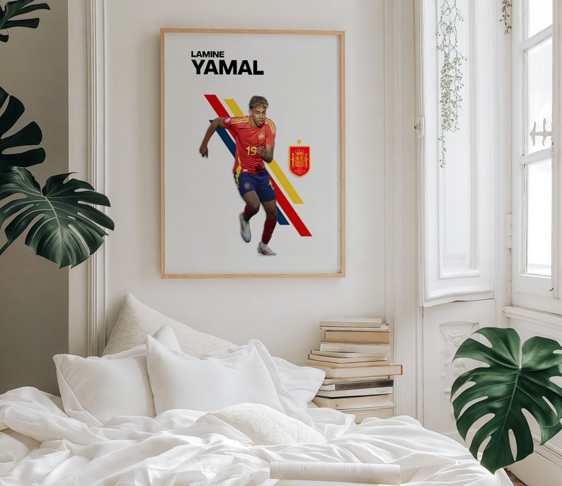 Lamine Yamal Poster Spain Poster Yamal Poster Barcelona Poster Lamine