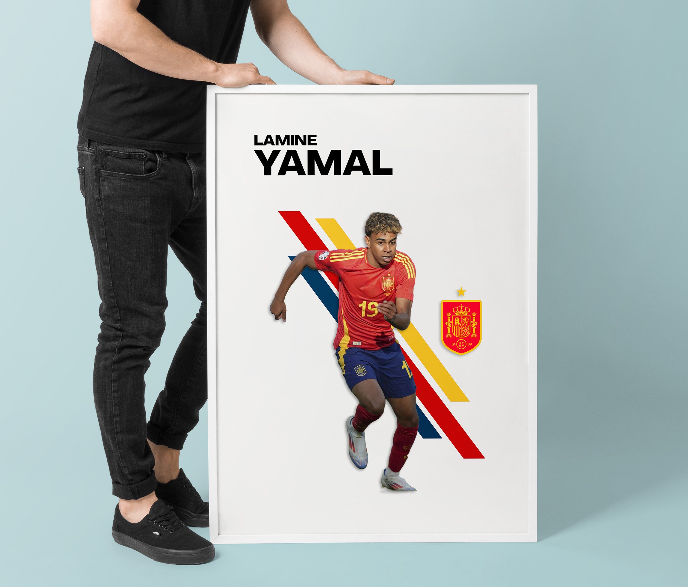 Lamine Yamal Poster Spain Poster Yamal Poster Barcelona Poster Lamine