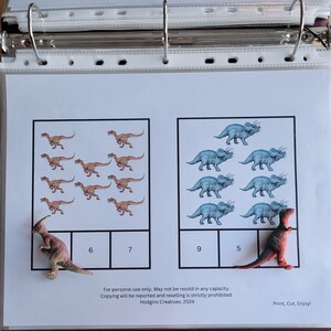 Count to 10 Cards, Preschool Worksheets, Dinosaur, Learning Numbers ...