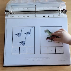 Count to 10 Cards, Preschool Worksheets, Dinosaur, Learning Numbers ...