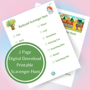 Backyard Scavenger Hunt, Playground Scavenger Hunt, Scavenger Hunt, Scavenger Hunt for Kids, Backyard Games, Backyard Fun, Summer Fun