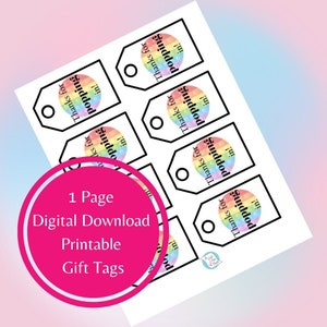 Gift Tags, Back to School, Toy Tags, Orientation Gift, Back to School Night, Kindergarten Orientation, For Student, Teacher Gift, Preschool