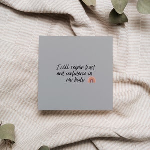 31 Affirmation Cards for Encouragement After a Miscarriage, Recurrent loss, Infant loss and/or Infertility. Printable Cards to Begin Healing image 2