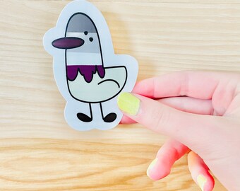 Asexual goose sticker
