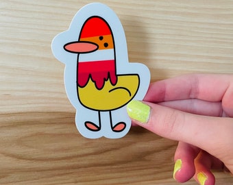 Lesbian goose sticker