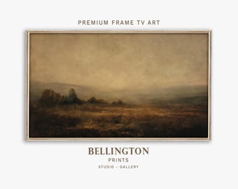 Herbstlandschaft Samsung Frame TV Art: Stimmungsvolles Ölbild (Digitaler Download)