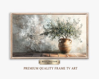 Olive Tree Still Life Art for Samsung Frame TV (Instant Download)
