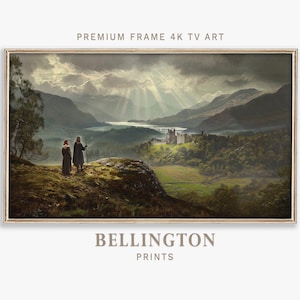Scottish Highlands Frame TV Art: Landscape Painting (Digital Download)