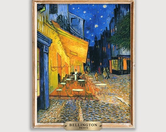 Van Gogh Cafe Terrace at Night Print: French Cityscape (Digital Download Printable)