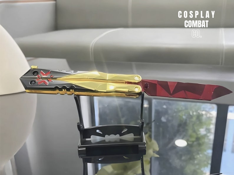 Yoru Knife Valorant Butterfly Balisong Comb Stainless Steel Etsy