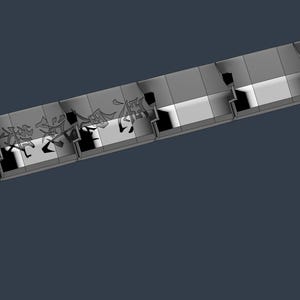 screenshot of blade kanji in cad software