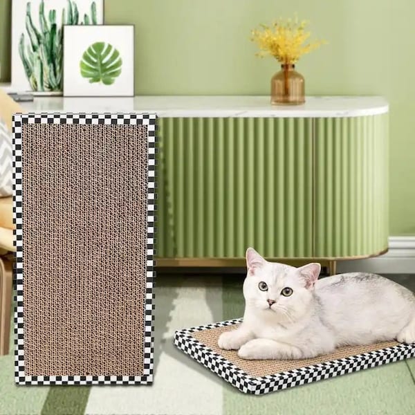 Scrapers for Cats Cat Scrapers for Cats Cat Scratching Board Pad Scratcher Cardboard Toys Refillable Scratch Pad for Kittens