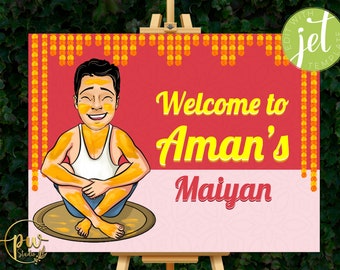 Segnali di benvenuto Maiyaan e Maiyan Segnali di benvenuto, Segni Maiyan come segnali Haldi, Segnali di benvenuto Haldi come segnali Maiyaan, Segnali di benvenuto Maiyaan Haldi
