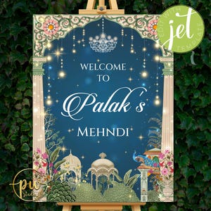 Mehndi welcome signs as Mehndi decor, Mehndi posters & Mehendi Welcome Sign, Mehndi sign as Mehendi signs, Mendhi welcome sign Mendhi sign