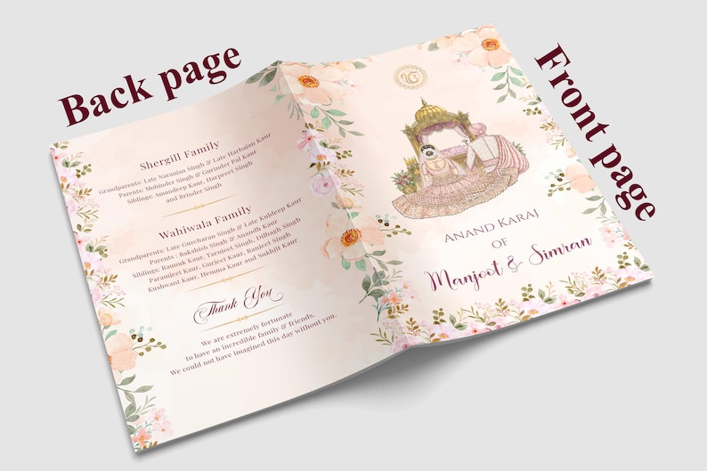 Sikh Wedding guide & Sikh ceremony programs Punjabi, Sikh wedding programs Anand Karaj guides, Sikh ceremony guide Anand Karaj Program Sikh image 2