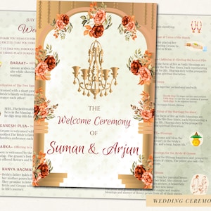 Hindu Wedding timeline as Indian wedding timeline, Indian Wedding program & Hindu Wedding Program, Wedding guide Gujarati Wedding program