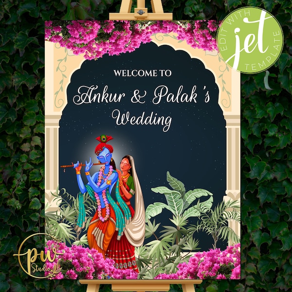 Wedding Welcome sign Indian as Indian Wedding signs Indian Wedding decor as Indian Welcome signs, Hindu Wedding signs & Hindu Welcome signs