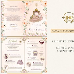 Sikh Wedding guide & Sikh ceremony programs Punjabi, Sikh wedding programs Anand Karaj guides, Sikh ceremony guide Anand Karaj Program Sikh image 4