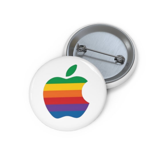 Vintage Apple Macintosh Logo Pin: Retro Tech Collectible - Etsy
