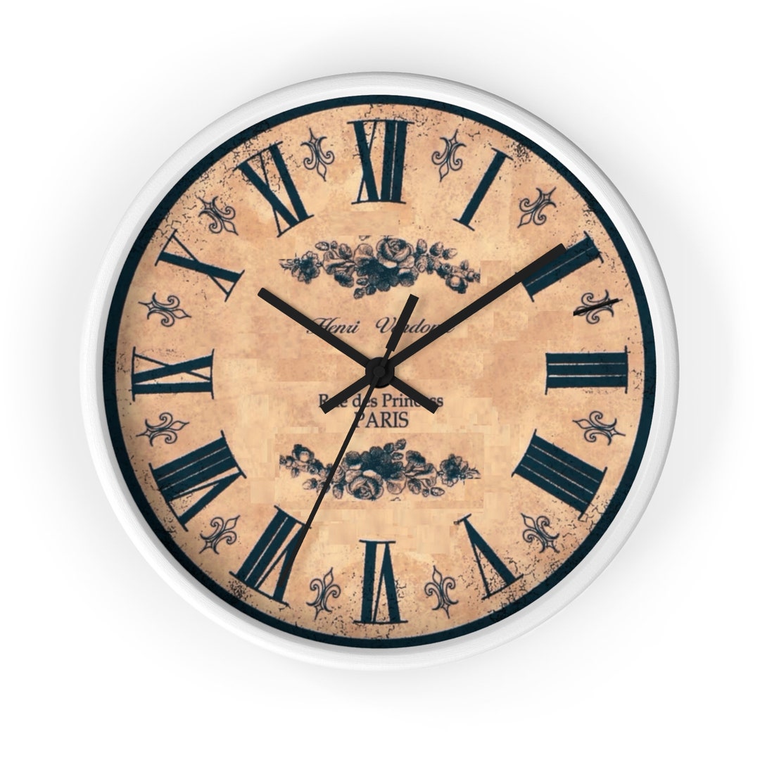 antique-design-wall-clock-paris-wall-clock-french-wall-clock-etsy