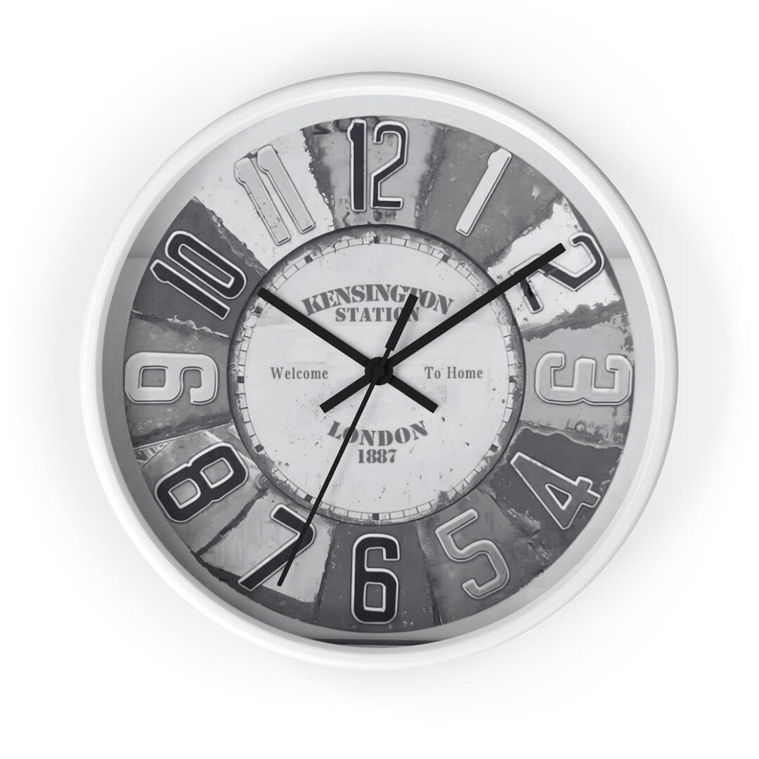 Old British Wall Clock London Wall Clock Antique Wall Clock Etsy