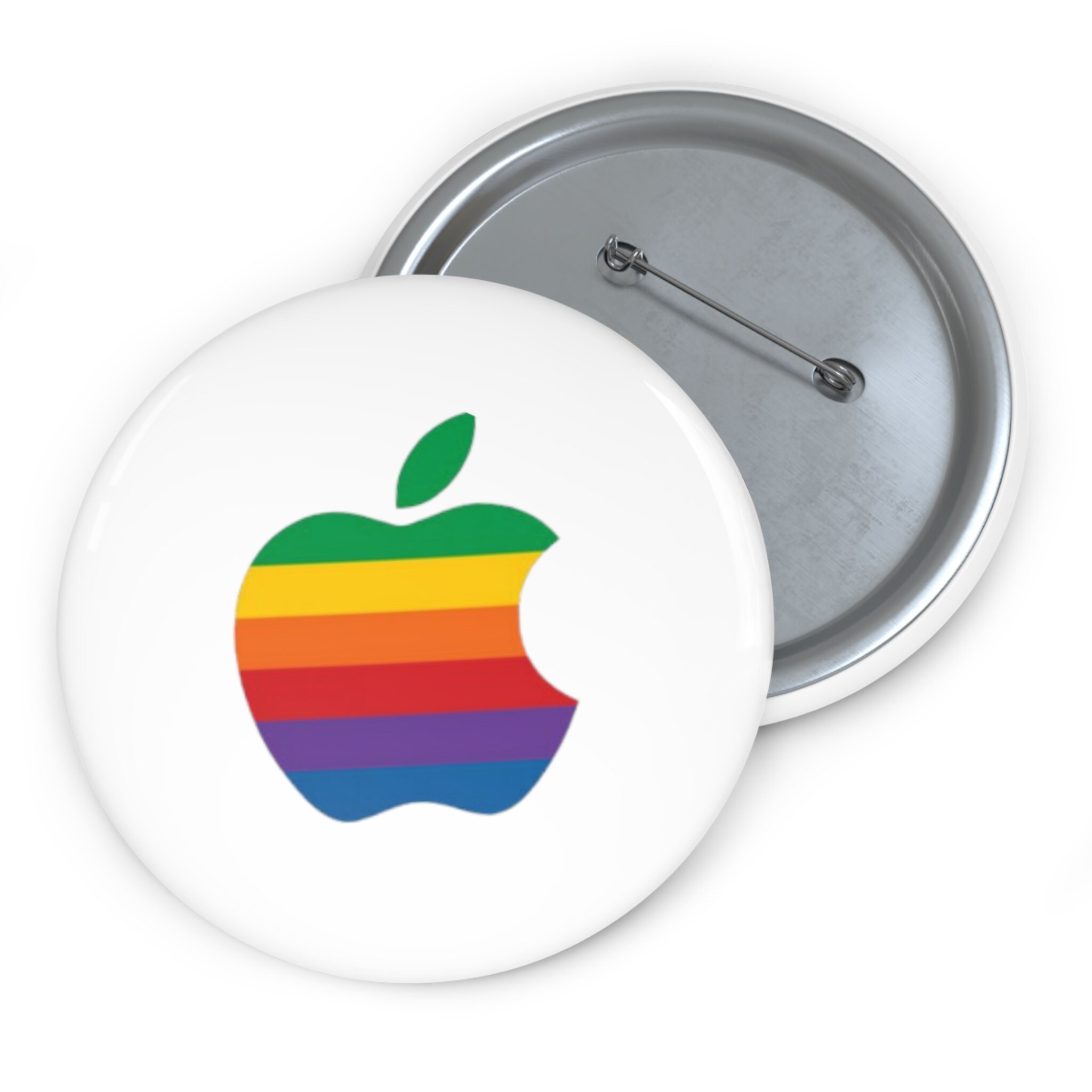 Vintage Apple Macintosh Logo Pin: Retro Tech Collectible - Etsy