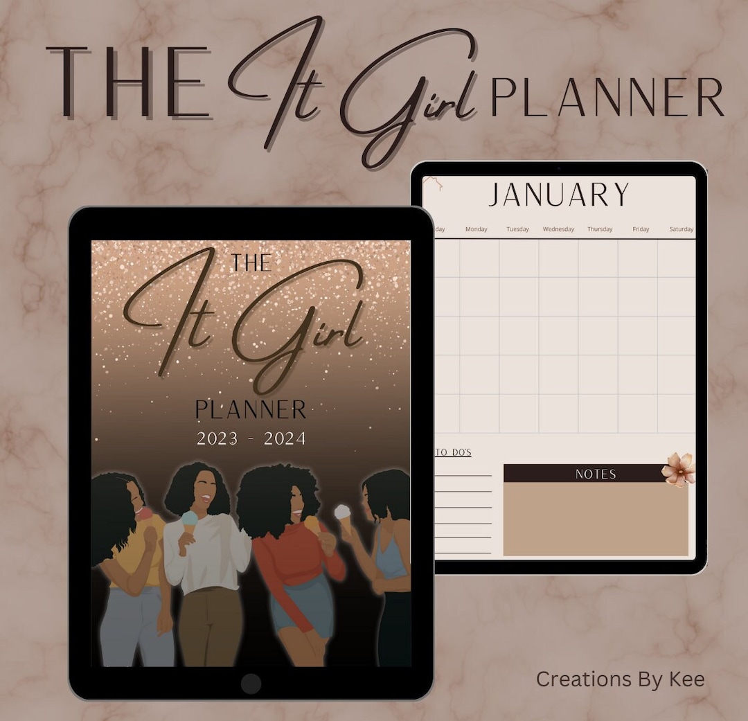 The IT GIRL Planner | Digital Planner | Undated Digital Planner ...