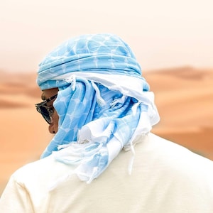 緑色のパレスチナのクーフィーヤ・スカーフ | 「アル・クッズ