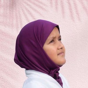 Violet Delight istantaneo FitWrap Hijab - Sciarpa sportiva Hijab sportivo istantaneo