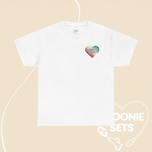 T-Shirt - Disability Pride Heart - Disability Awareness Tee, Invisible Illness, Chronic Illness Gift, Spoonie Shirt