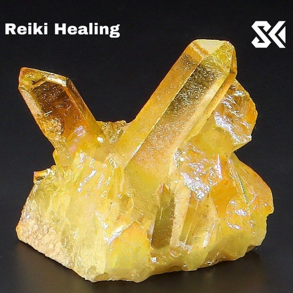 Large Yellow Topaz| Yellow Aura | Crystal Gemstone| Crystal Cluster| Mineral Specimen | Reiki Healing | Meaningful Gift