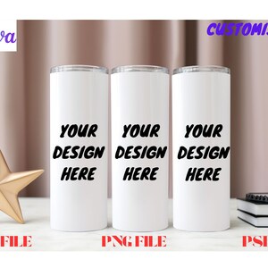 Tumbler mockups 20oz, Canva Tumbler sjabloon slepen en neerzetten, Tumbler Canva mockup 20oz
