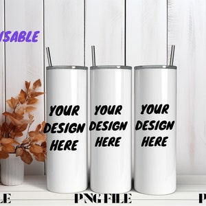 20Oz Beautiful Natural Tumbler Mockups , Canva Tumbler Template Drag and Drop , Tumbler Canva Mockup 20oz