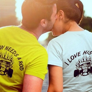 Hot Rod T Shirt for Her/ Gift for Classic Car Enthusiasts Muscle Car