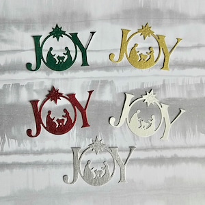 La joie de vivre, crèche de Noël prédécoupée, Nativité dans la joie, fabrication de cartes, rectos de cartes, Noël prédécoupé, scrapbooking, embellissement de la crèche