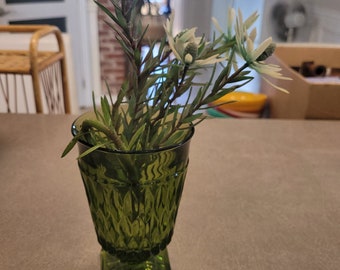 Vintage flower vase in bottle