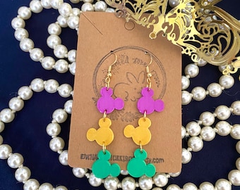 Mickey Mouse-oorbellen Mickey-hangoorbellen Mickey-stekers Mickey-oorbellen Mickey Mouse-oorbellen Disney-oorbellen Disney-stekers