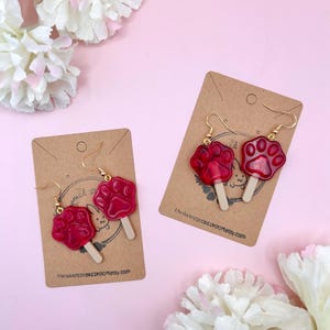 Zootopia Earrings Zootopia Popsicle Earrings Zootopia Pawpsicle Earrings Epcot Food and Wine Festival Earrings Disney Earrings Judy Hopps