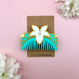 Mulan Hair Clip 3D Printed Mulan Comb Mulan Hair Accessories Mulan Hair Comb Disney Mulan Hair Clips Disney Hair Clip Disney Comb