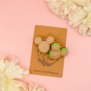 Mickey Burger Earrings Mickey Hamburger Earrings Mickey Cheeseburger Earrings Mickey Shaped Food Mickey Mouse Earrings Disney Earrings