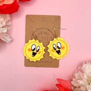 Mickey's Runaway Railway Sun Earrings Mickey and Minnie Earring Sun Earrings Disney Earrings Runaway Railway Earrings Disney accessories A1