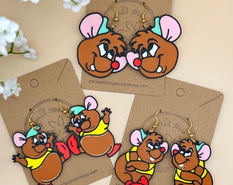 Cinderella Gus Gus Earrings Gus Gus Earrings Cinderella Earrings Disney Earrings Disney Princess Earrings Disney Accessories Disneybound G4