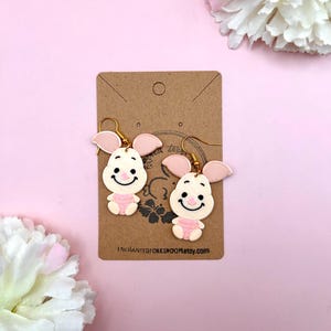 Ferkel Ohrringe 3D Gedruckt Ohrringe Winnie Puuh Ohrringe Handgemachte Disney Ohrringe Süße Ohrringe Disney Inspiriert Ohrring Disney A4