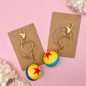 Pixar Ball Keychain Luxo Ball Keychain 3D Printed Pixar ball Charm Toy Story Keychain Disney Charm Disneybound Toy Story Charm Pixar Charm