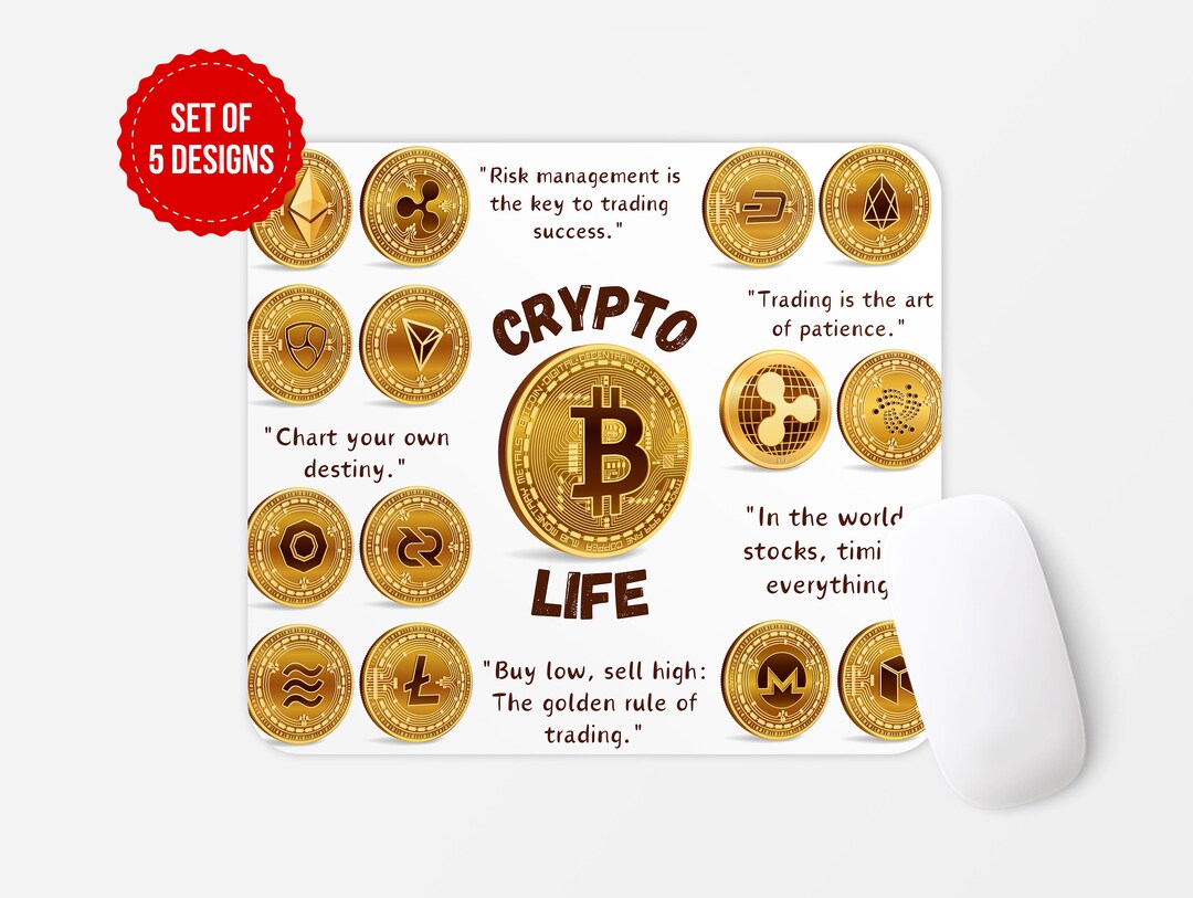 Crypto Life Mouse Pad PNG Sublimation Design, Crypto Currency Trading Gifts  Square Round Mouse Pad Sublimate Template, Digital Download - Etsy Canada