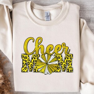 Cheer Mom Sublimation Design, PNG Image Sublimation for T-shirt Sweatshirt Mug.. Digital Download